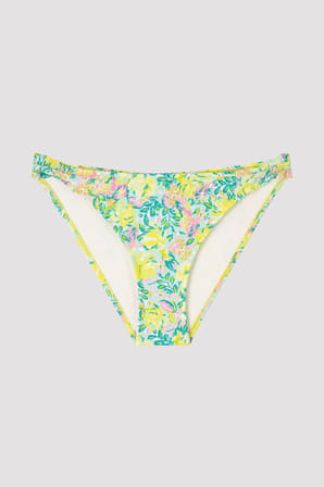 Çok Renkli Grace Çiçek Desenli Bikini Altı