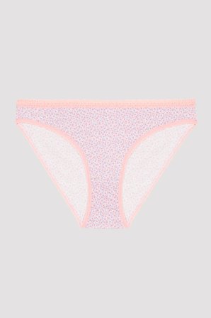 Çok Renkli Home Sweet 3lü Slip Külot