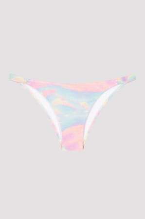 Pastel Renkli Simli Bette Side Bikini Altı