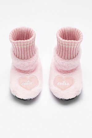 Açık Pembe Kız Çocuk Cuite Patik Çorap