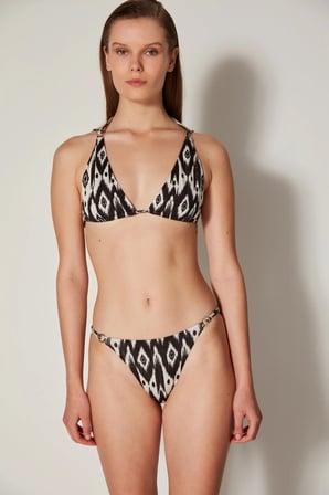 Çok Renkli Olivia Üçgen Bikini Takımı-Özgür Masur Koleksiyonu