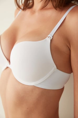 Optik Beyaz Wowbra Push Up Balenli Sütyen