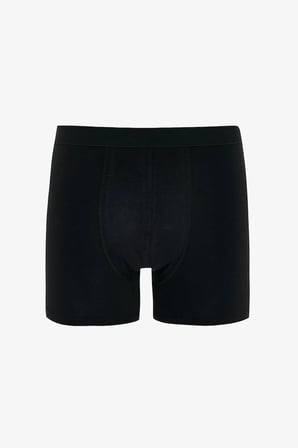 Erkek Pamuklu Basic Black 5li Boxer