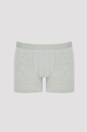 Erkek Basic Gri 3'lü Boxer