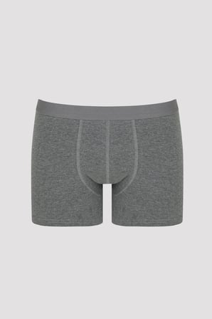 Erkek Basic Gri 3'lü Boxer