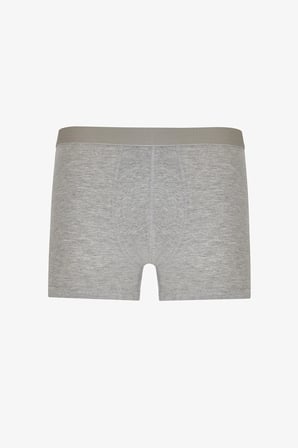 Erkek Basic Gri 3'lü Boxer