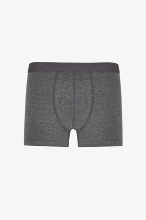 Erkek Basic Gri 3'lü Boxer