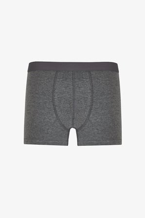 Erkek Basic Gri 3'lü Boxer