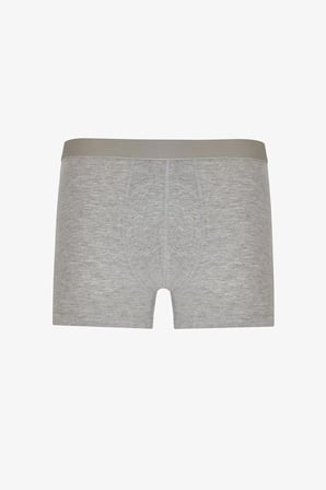Erkek Basic Gri 3'lü Boxer