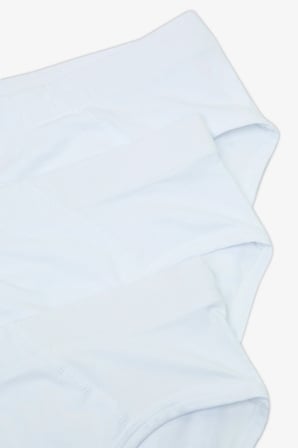 Erkek Basic Tape White 3lü Slip