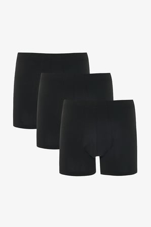 Erkek Pamuklu Basic Tube 3lü Boxer