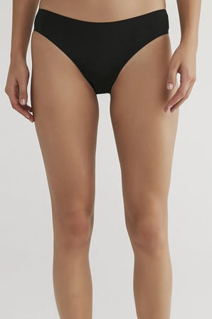 İz Bırakmaz Light Siyah Lazer Kesim Slip Külot