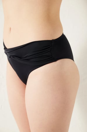 Basic Twist Siyah Bikini Altı