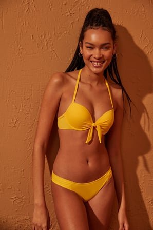 Basic Hipkini Sarı Bikini Altı