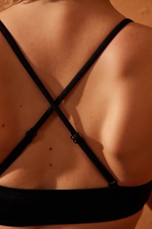 Siyah Basic Bralet Bikini Üstü