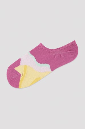 Geometrik 3lü Sneaker Çorabı