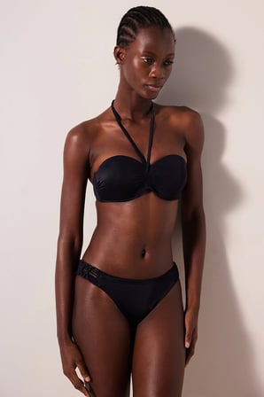 Basic Pop Siyah Bikini Üstü