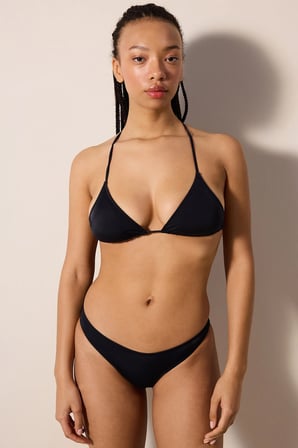 Basic Cheeky Siyah Bikini Altı
