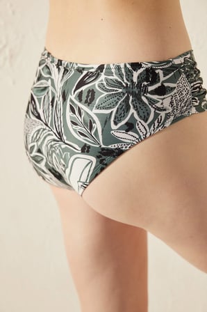 Ciamis Çiçek Desenli Twist Bikini Altı