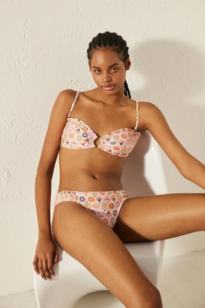 Arianne Side Desenli Bikini Altı