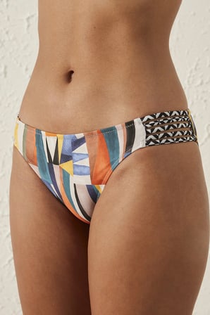Zanzibar Chic Desenli Bikini Altı