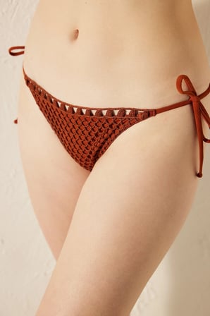 Nour İp Bağlamalı Bikini Altı