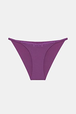 Micro Dantel Detaylı 3 lü Slip Külot