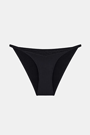 Micro Dantel Detaylı 3 lü Slip Külot