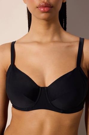 Plus Balen Siyah Bikini Üstü
