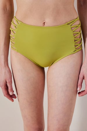 High Fashion Yağ Yeşili Bikini Altı