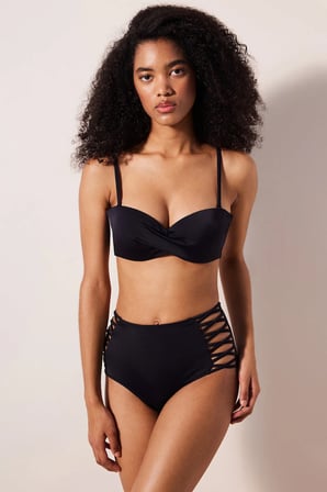 High Fashion Siyah Bikini Altı