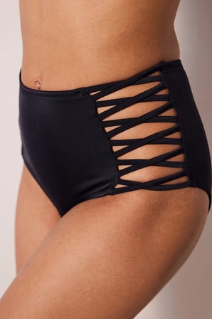 High Fashion Siyah Bikini Altı