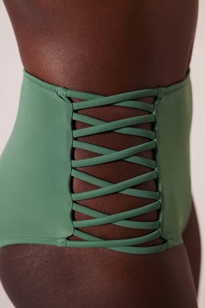 High Fashion Yeşil Bikini Altı