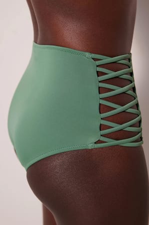 High Fashion Yeşil Bikini Altı