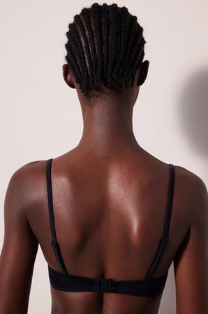 Basic V Siyah Bikini Üstü
