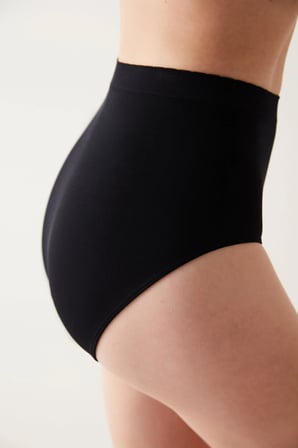 Basic Yüksek Bel Siyah Slip Külot