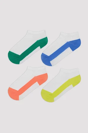 Erkek Çocuk Colorful 4lü Patik Çorap