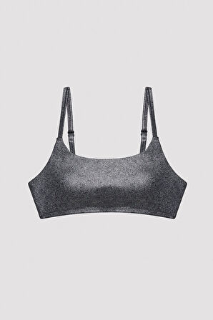 Genç Kız Silver Bandeau Çok Renkli Bikini Takımı