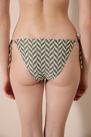 Bambu Simli Çok Renkli Bikini Altı