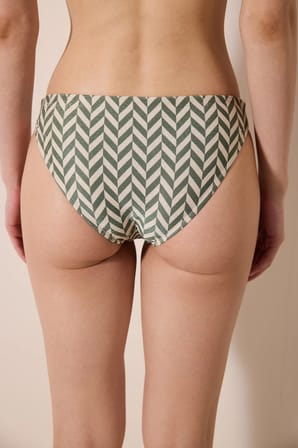 Bambu Slip Simli Çok Renkli Bikini Altı