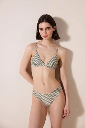 Bambu Slip Simli Çok Renkli Bikini Altı