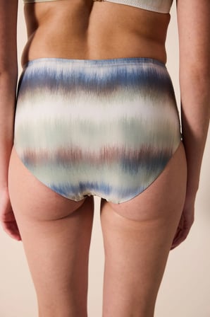 Dalia Yüksek Bel Büzgülü Çok Renkli Bikini Altı