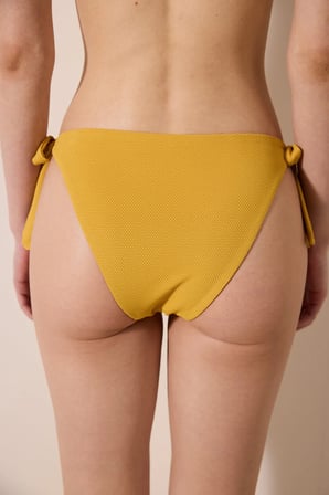 Amar Brazilian Dokulu Sarı Bikini Altı