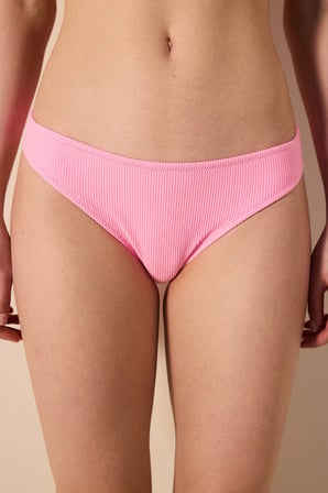 Ruth Slip Dokulu Açık Pembe Bikini Altı