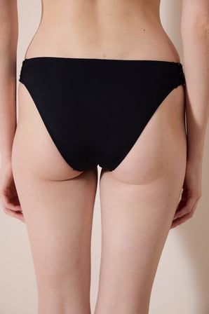 Cara Side Taşlı Siyah Bikini Altı 