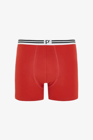 Erkek Pamuklu  Renkli 3lü Boxer