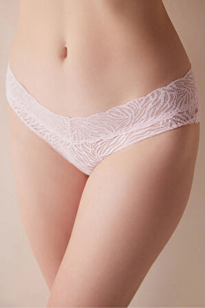 Lacy Elegance Dantel Pembe Hipster Külot