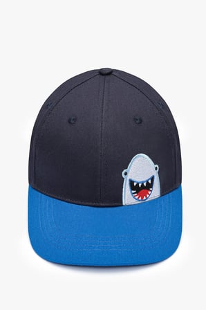 Erkek Çocuk Shark Mavi Şapka