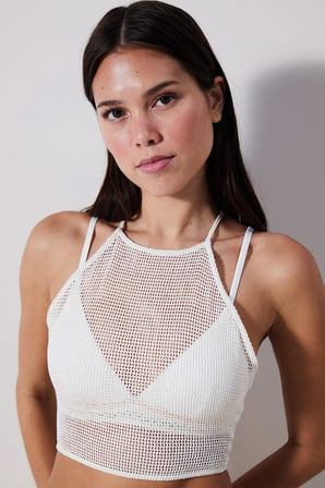Irina Knit Taş Rengi Triko Üst