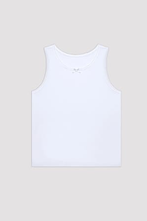 Kız Çocuk LPW Basic Pamuklu 3lü Çok Renkli Atlet
